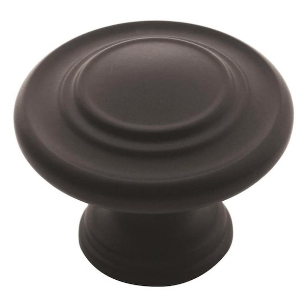 Amerock Amerock Inspiration Casual Round Cabinet Knob 1-5/16 in. D 1 in. Matte 10 pk TEN1586FB - main